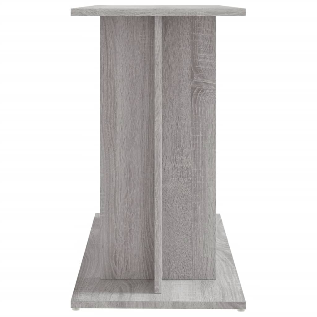 akvariestativ grå Sonoma 80x35x60 cm konstrueret træ