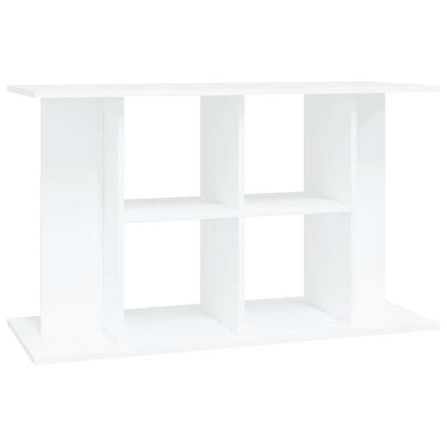 akvariebord 100x40x60 cm konstrueret træ hvid