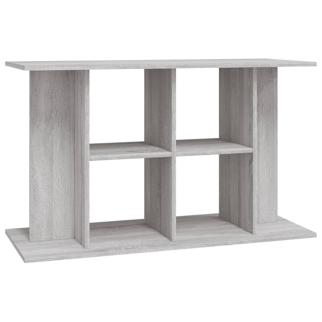 akvariebord 100x40x60 cm konstrueret træ grå sonoma-eg