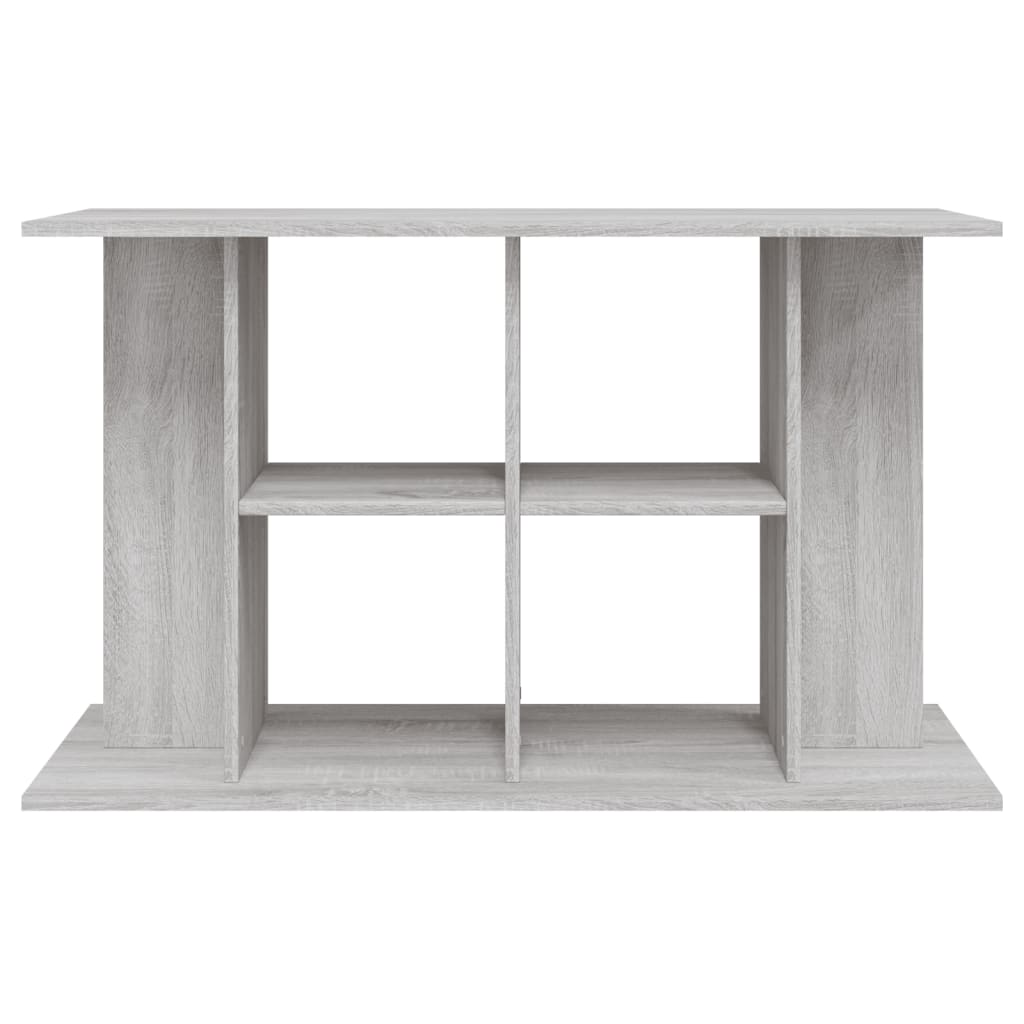 akvariebord 100x40x60 cm konstrueret træ grå sonoma-eg