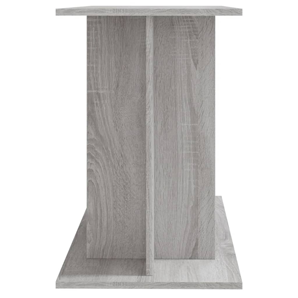 akvariebord 100x40x60 cm konstrueret træ grå sonoma-eg