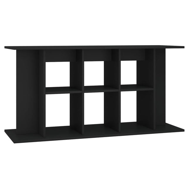 akvariebord 120x40x60 cm konstrueret træ sort