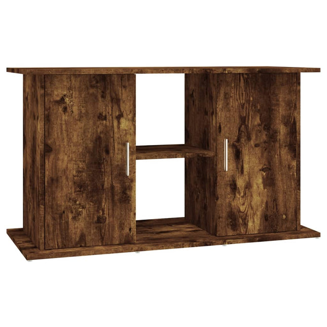 akvariebord 101x41x58 cm konstrueret træ røget egetræsfarve