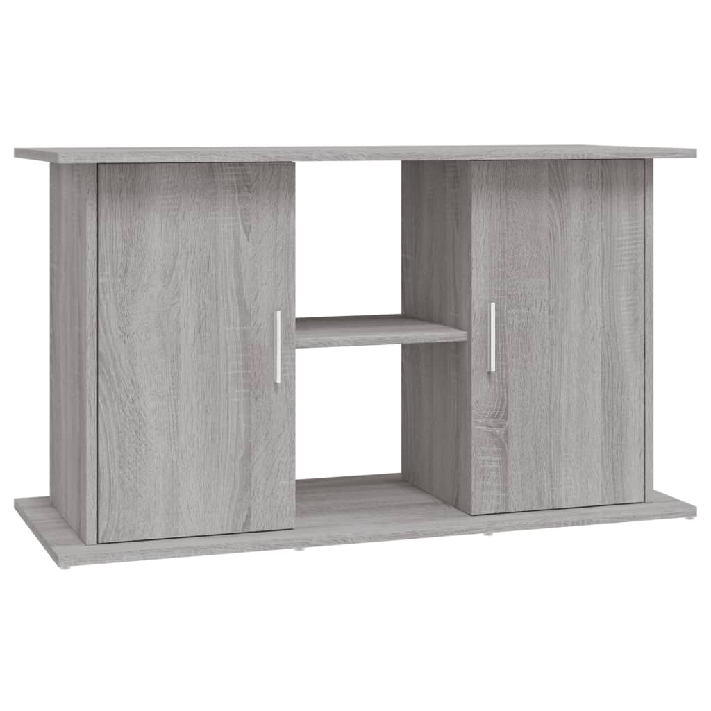 akvariebord 101x41x58 cm konstrueret træ grå sonoma-eg
