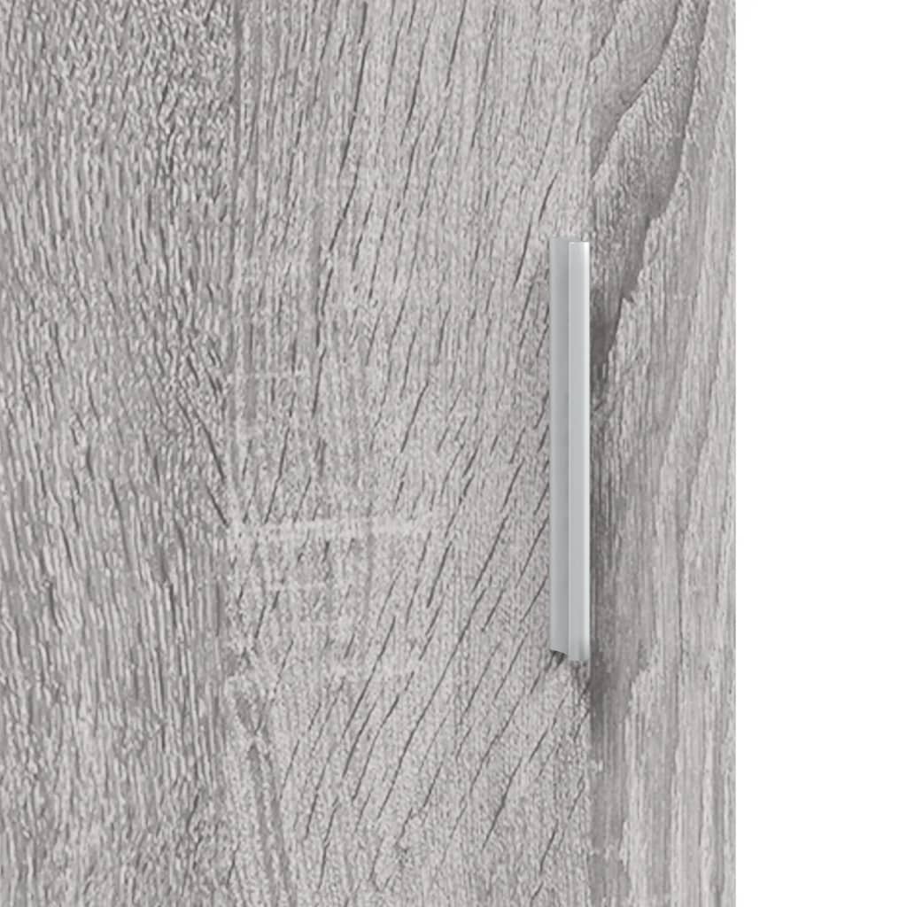 akvariebord 101x41x58 cm konstrueret træ grå sonoma-eg