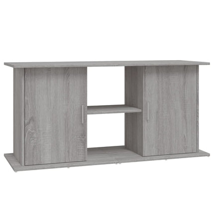 akvariebord 121x41x58 cm konstrueret træ grå sonoma-eg