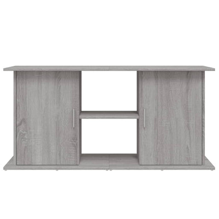 akvariebord 121x41x58 cm konstrueret træ grå sonoma-eg