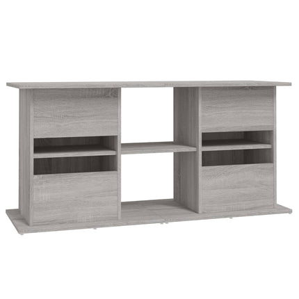 akvariebord 121x41x58 cm konstrueret træ grå sonoma-eg