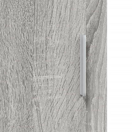 akvariebord 121x41x58 cm konstrueret træ grå sonoma-eg