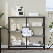 konsolbord 103x32x95 cm konstrueret træ grå sonoma-eg