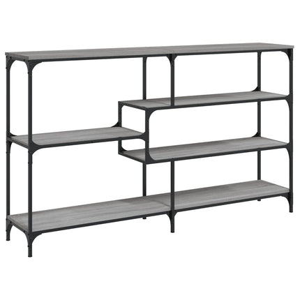 konsolbord 160x32x95 cm konstrueret træ grå sonoma-eg