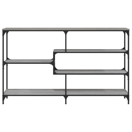 konsolbord 160x32x95 cm konstrueret træ grå sonoma-eg