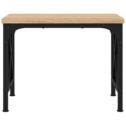 printerstativ 40x30x31 cm konstrueret træ sort