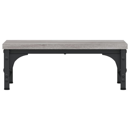 skærmstander 37x23x14 cm konstrueret træ grå sonoma-eg