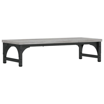 skærmstander 55x23x14 cm konstrueret træ grå sonoma-eg