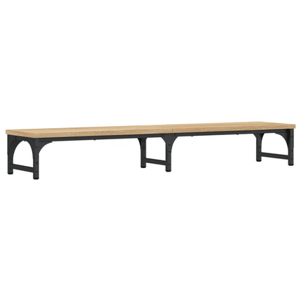 skærmstander 105x23x15,5 cm konstrueret træ sonoma-eg