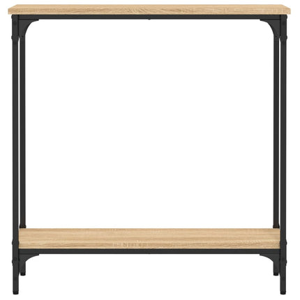 konsolbord Sonoma eg 75x22,5x75 cm konstrueret træ
