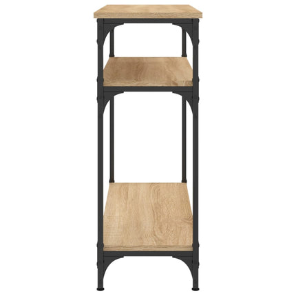 konsolbord 75x29x75 cm konstrueret træ sonoma-eg