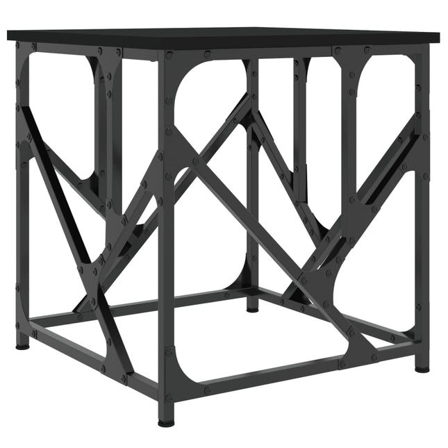 sofabord 45x45x47,5 cm konstrueret træ sort