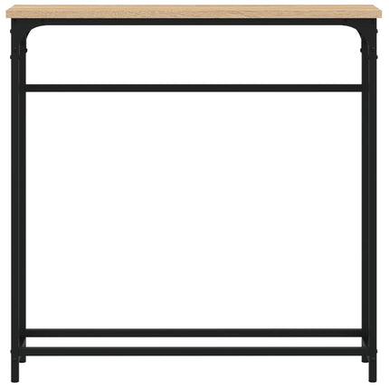konsolbord Sonoma eg 75x19,5x75 cm konstrueret træ