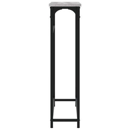 konsolbord 75x19,5x75 cm konstrueret træ grå sonoma-eg