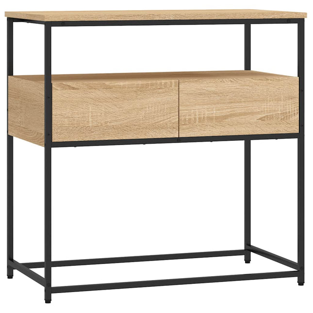 konsolbord Sonoma eg 75x40x75 cm konstrueret træ