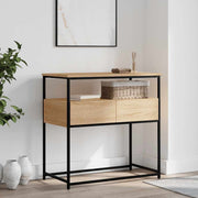konsolbord Sonoma eg 75x40x75 cm konstrueret træ