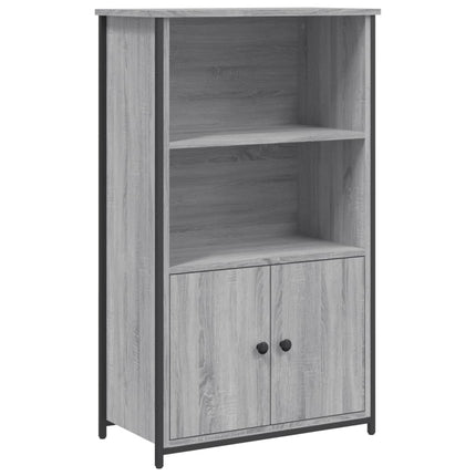 skab 62x32x103,5 cm konstrueret træ grå sonoma-eg