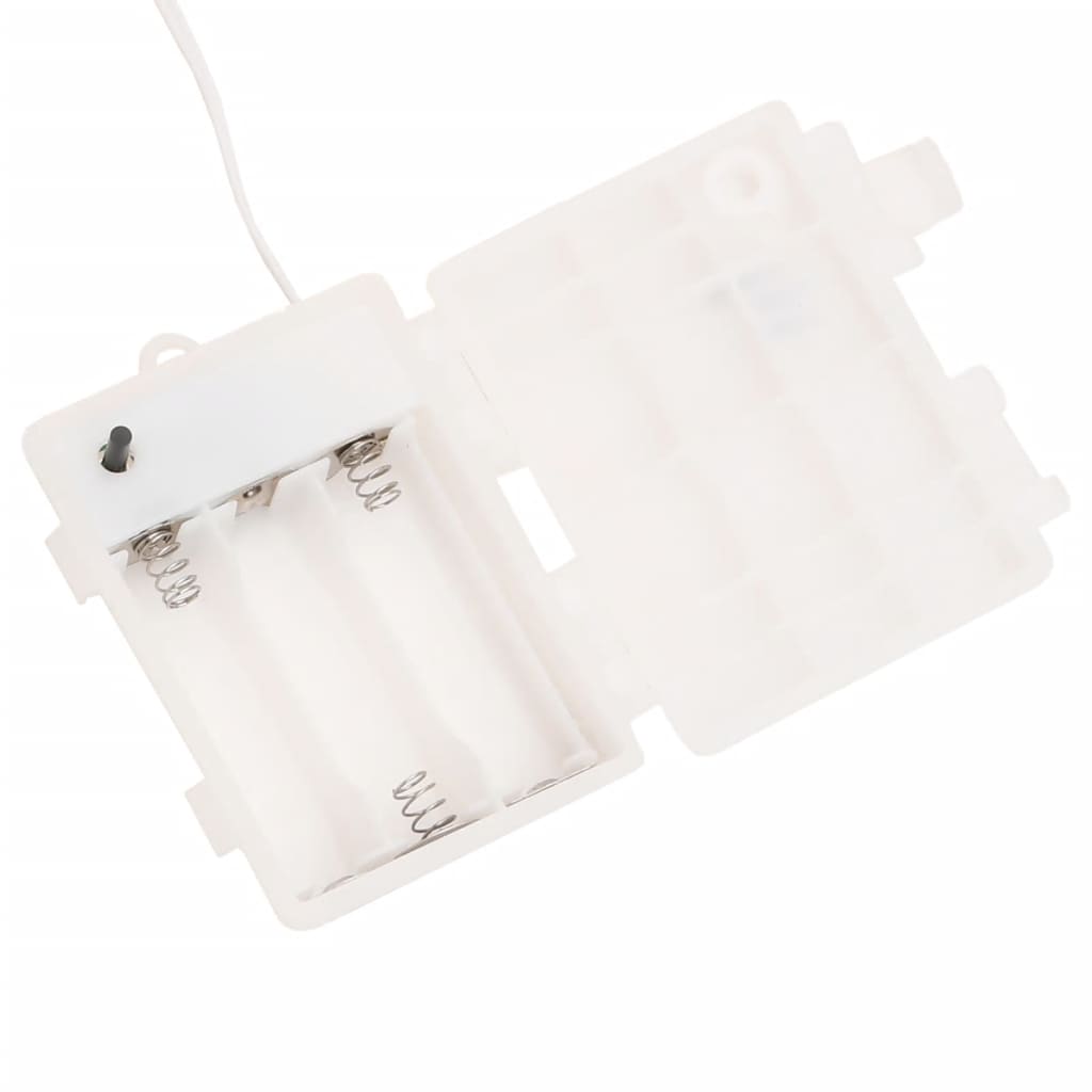 juledekoration med LED-lys 3 stk. foldbar rød