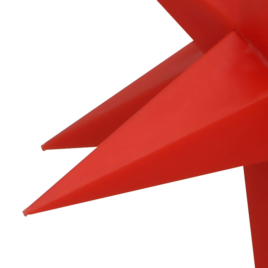 juledekoration med 10 LED'er 10 cm rød