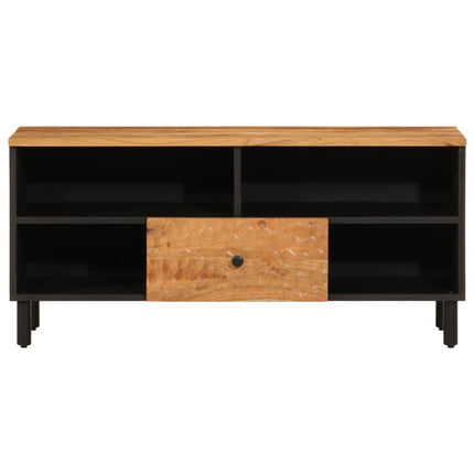 tv-bord 100x33x46 cm massivt akacietræ