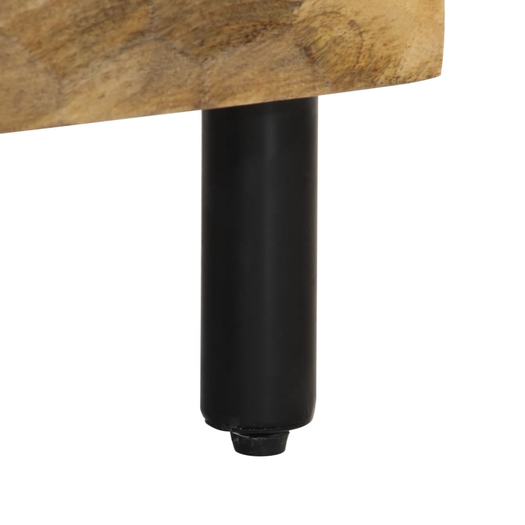 sengeborde 2 stk. 40x33x46 cm massivt mangotræ