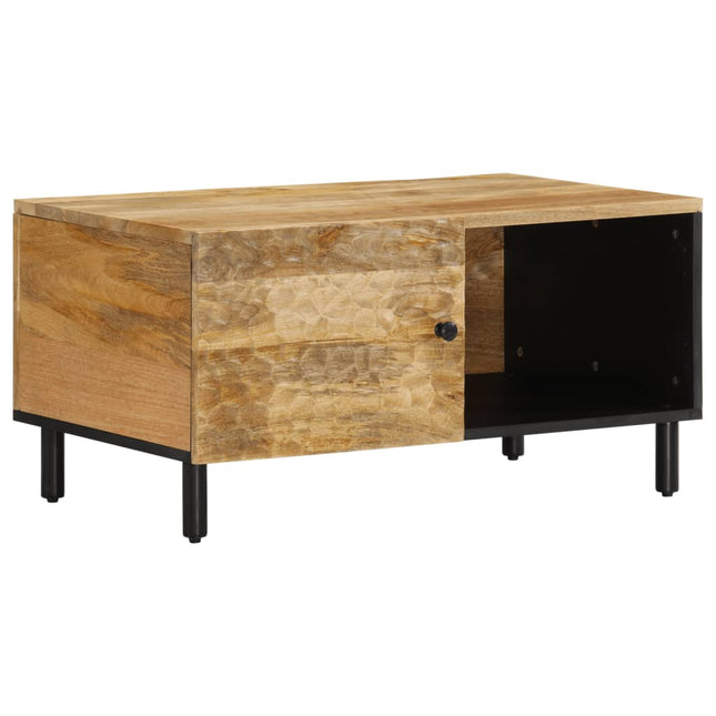 sofabord 80x50x40 cm massivt mangotræ