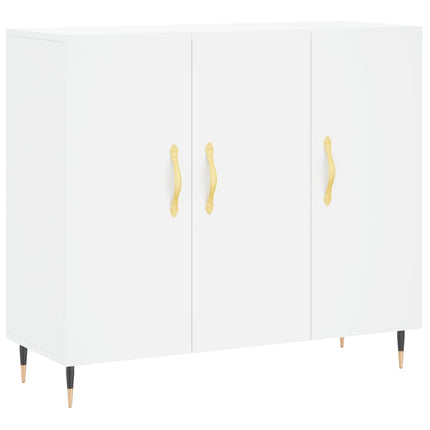 skab 90x34x80 cm konstrueret træ hvid