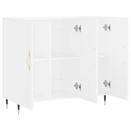 skab 90x34x80 cm konstrueret træ hvid