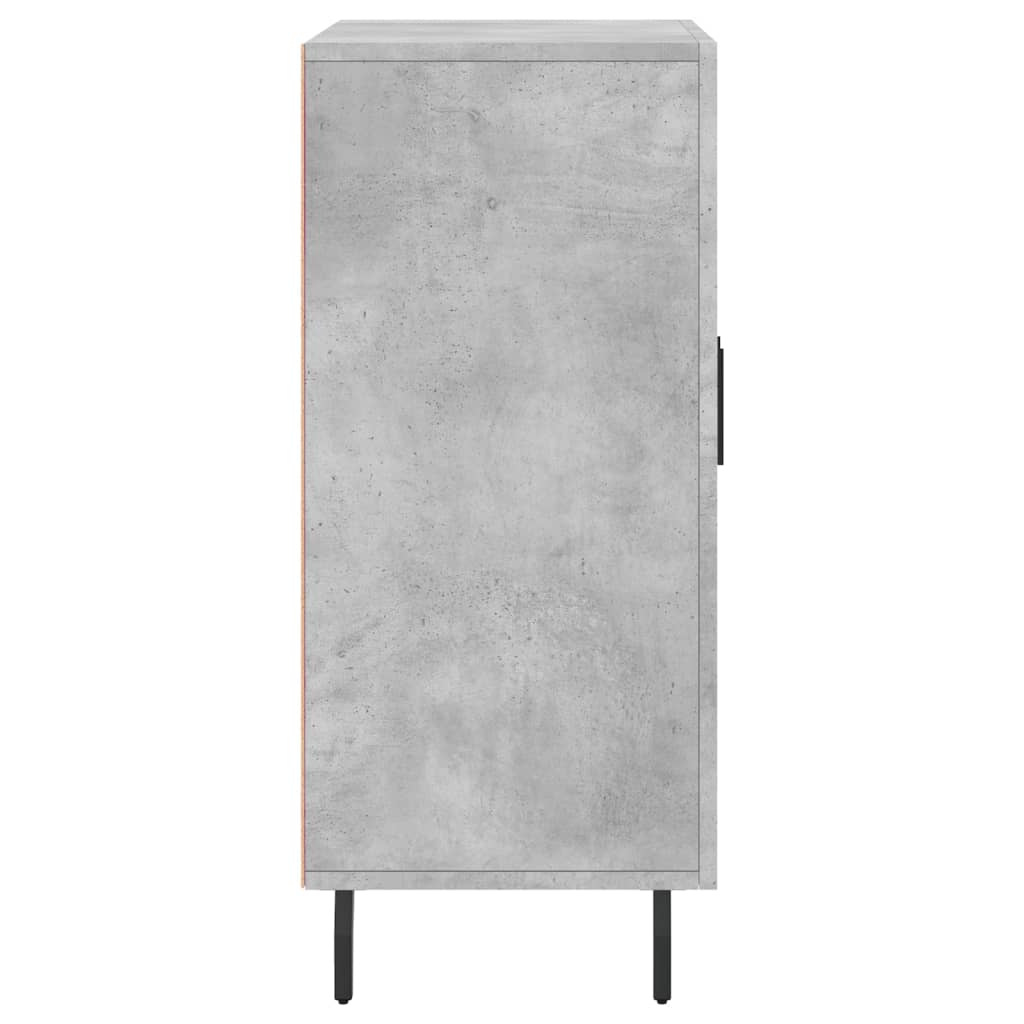 skab 90x34x80 cm konstrueret træ betongrå