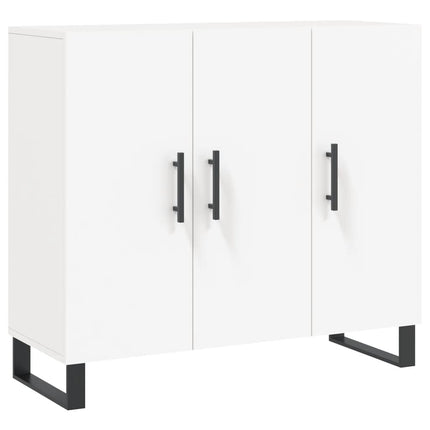 skab 90x34x80 cm konstrueret træ hvid