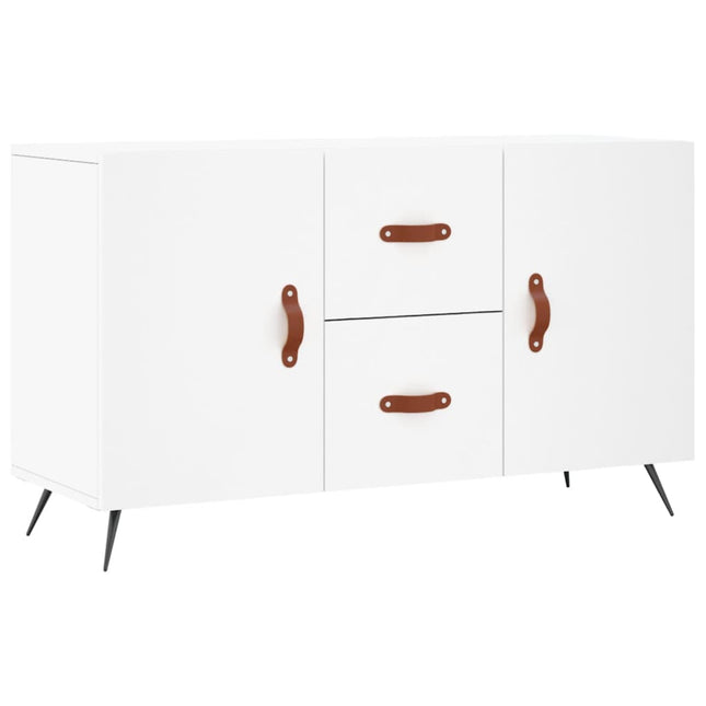 skænk 100x36x60 cm konstrueret træ hvid
