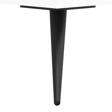 skænk 100x36x60 cm konstrueret træ hvid højglans