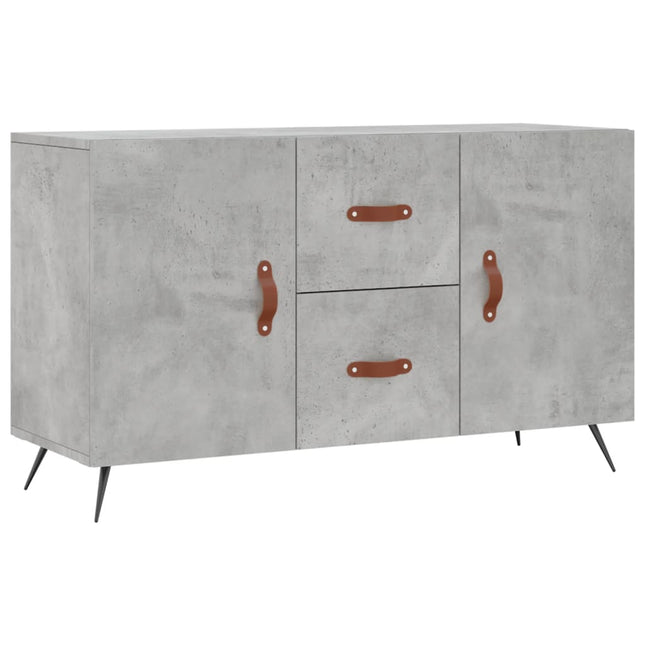 skænk 100x36x60 cm konstrueret træ betongrå