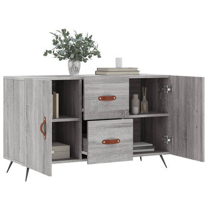 skænk 100x36x60 cm konstrueret træ grå sonoma-eg