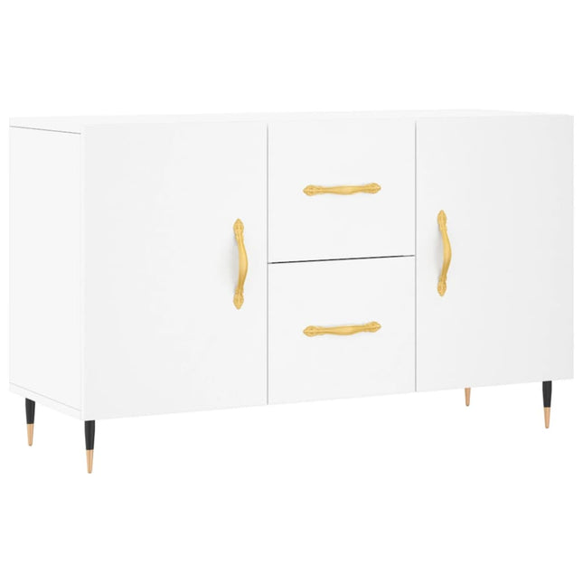 skænk 100x36x60 cm konstrueret træ hvid
