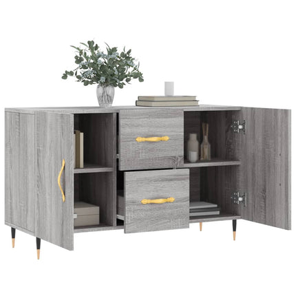 skænk 100x36x60 cm konstrueret træ grå sonoma-eg