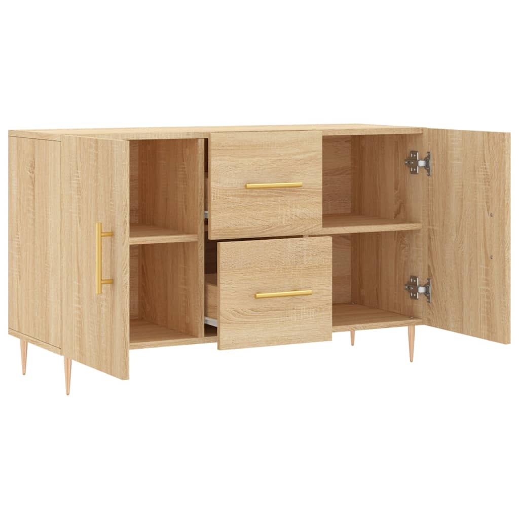 skænk 100x36x60 cm konstrueret træ sonoma-eg
