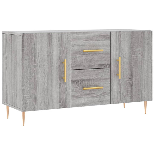skænk 100x36x60 cm konstrueret træ grå sonoma-eg