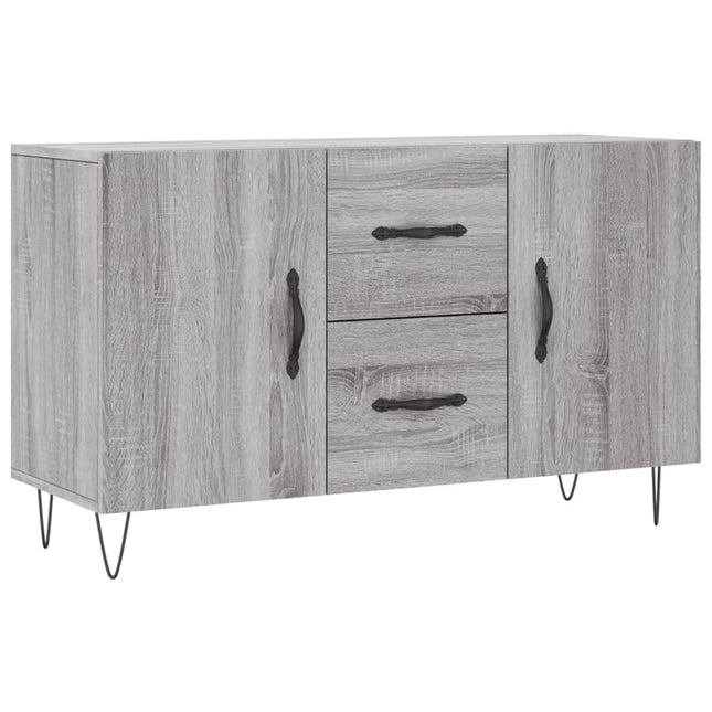 skænk 100x36x60 cm konstrueret træ grå sonoma-eg