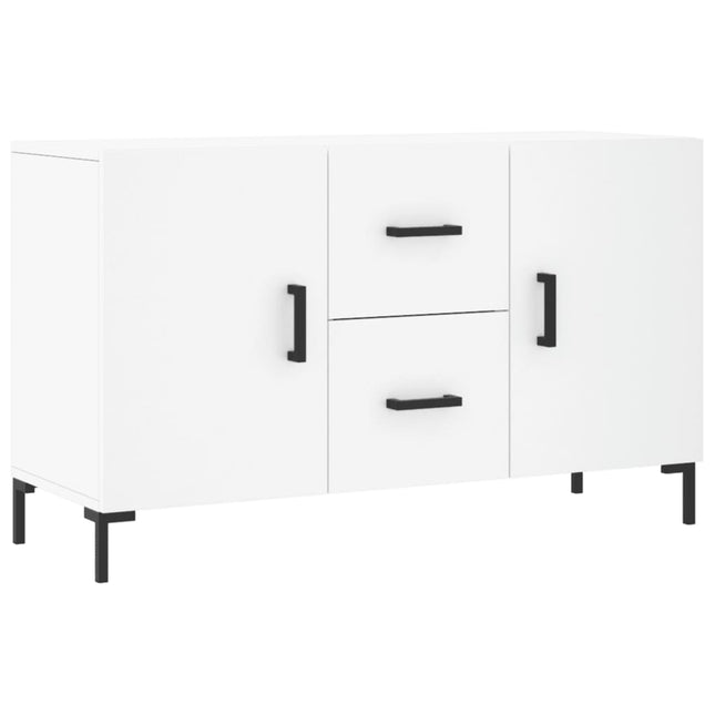 skænk 100x36x60 cm konstrueret træ hvid
