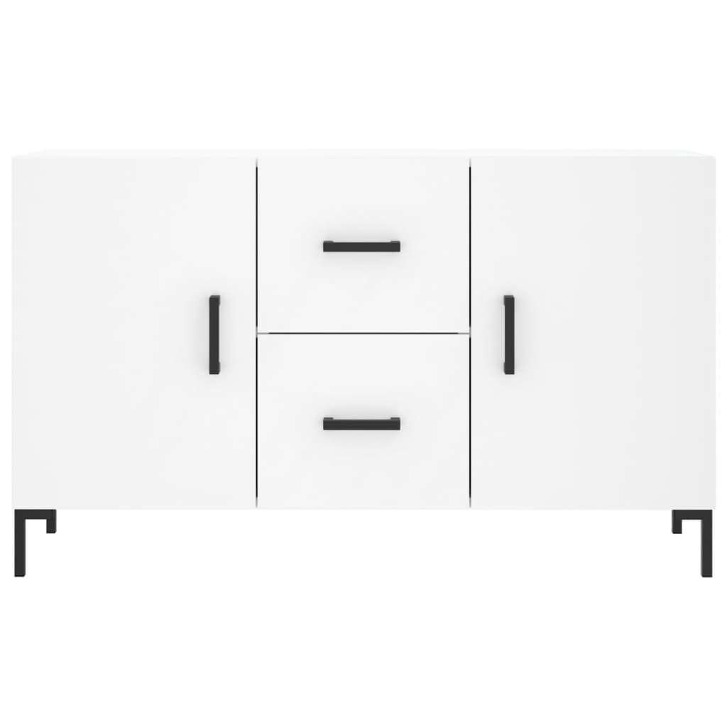 skænk 100x36x60 cm konstrueret træ hvid