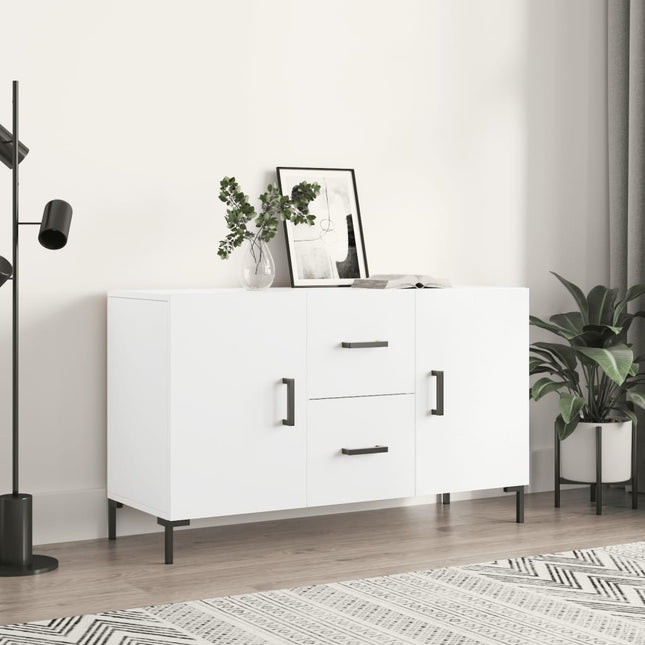 skænk 100x36x60 cm konstrueret træ hvid