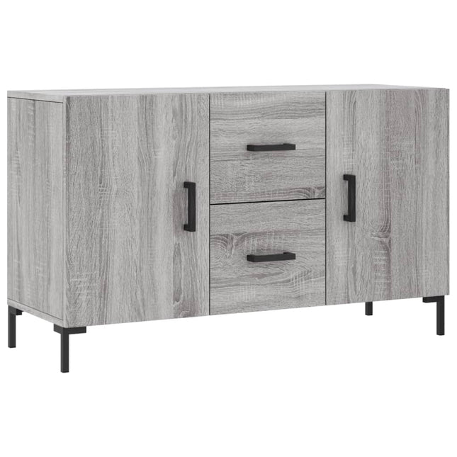skænk 100x36x60 cm konstrueret træ grå sonoma-eg